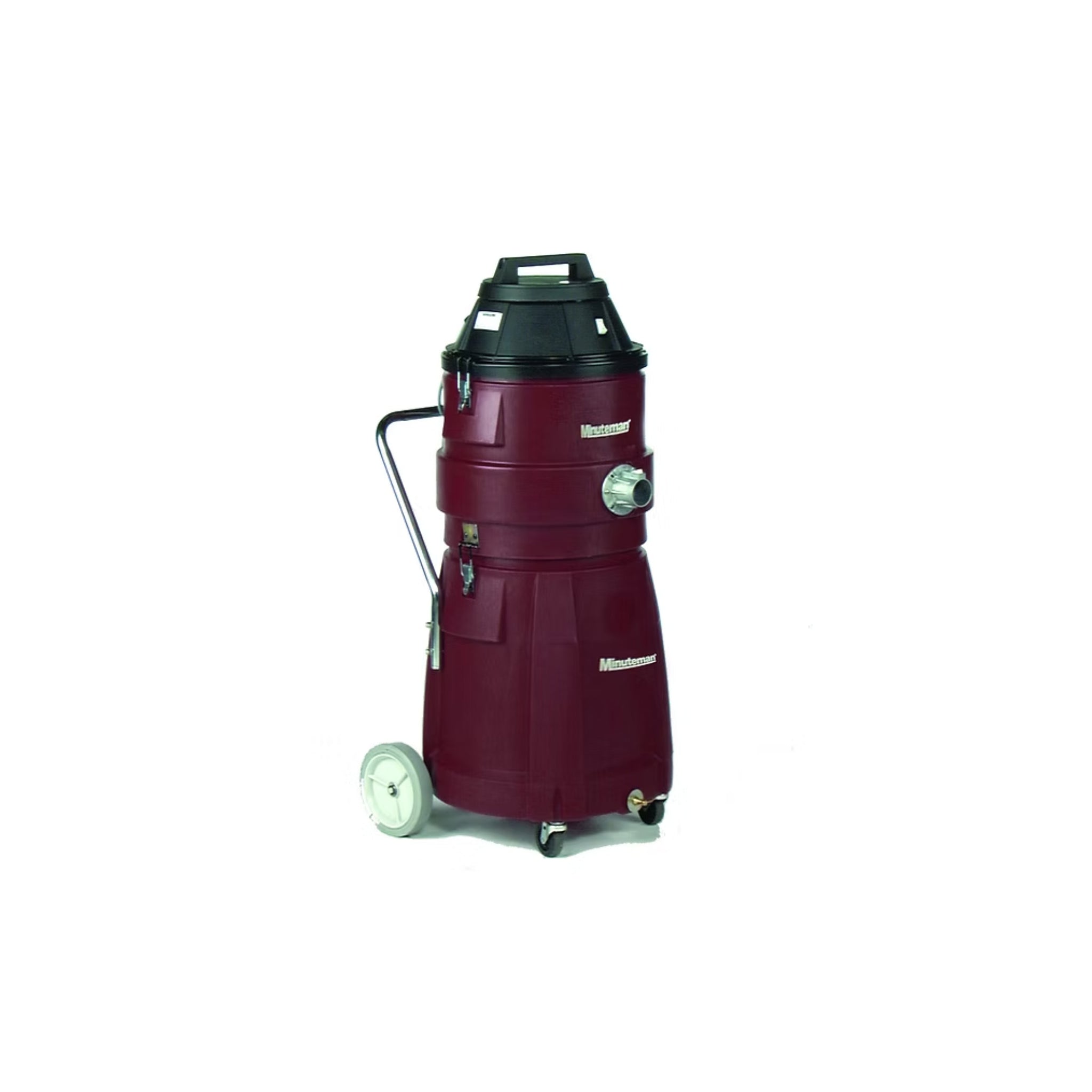 MINUTEMAN INTERNATIONAL X-839 Series C83905-16 Wet/Dry Canister Vacuum, HEPA Critical Filter, 15 Gallon, Poly, Red, Main Image
