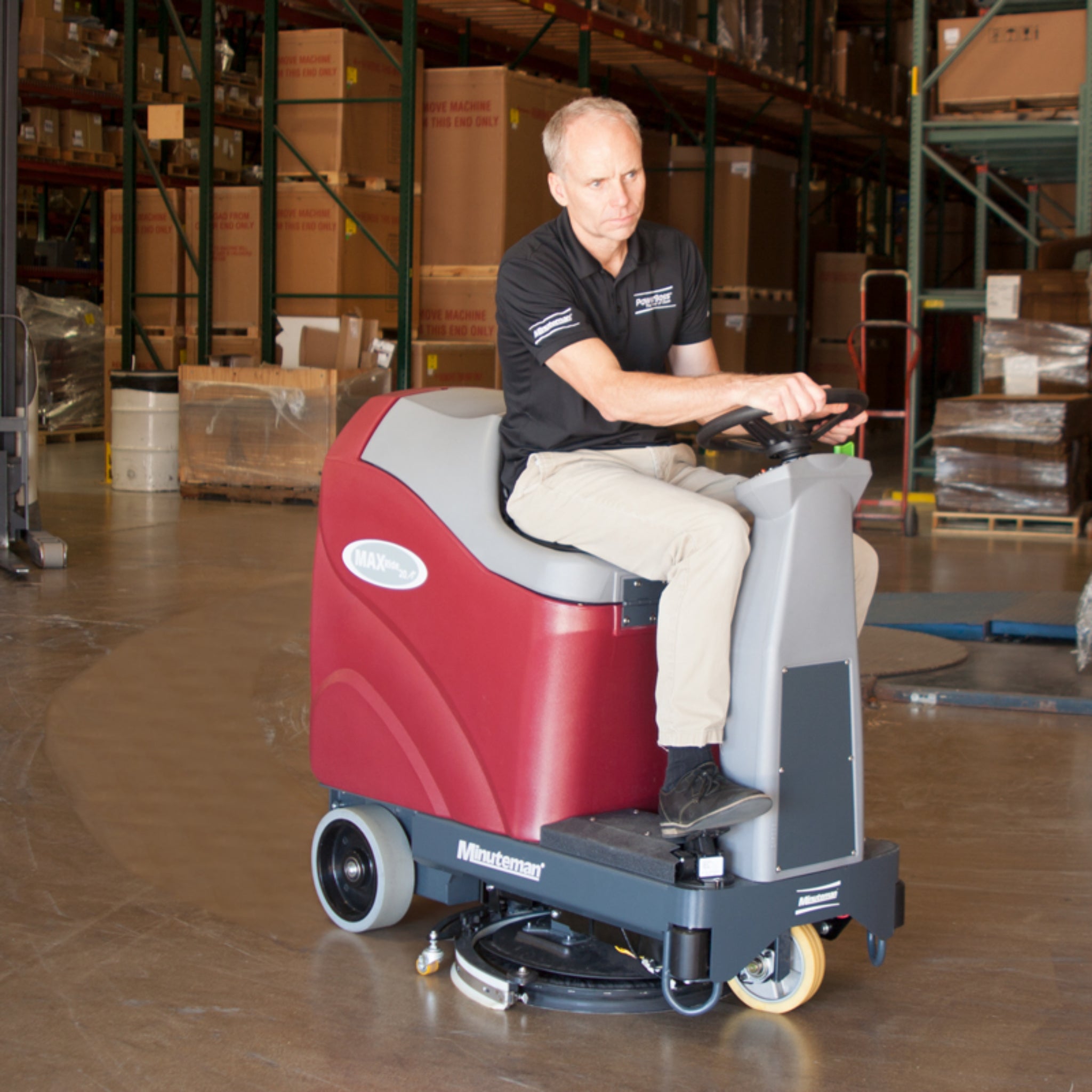 MINUTEMAN A-MR20DQP Max Ride 20 Eco: Efficient Floor Scrubber