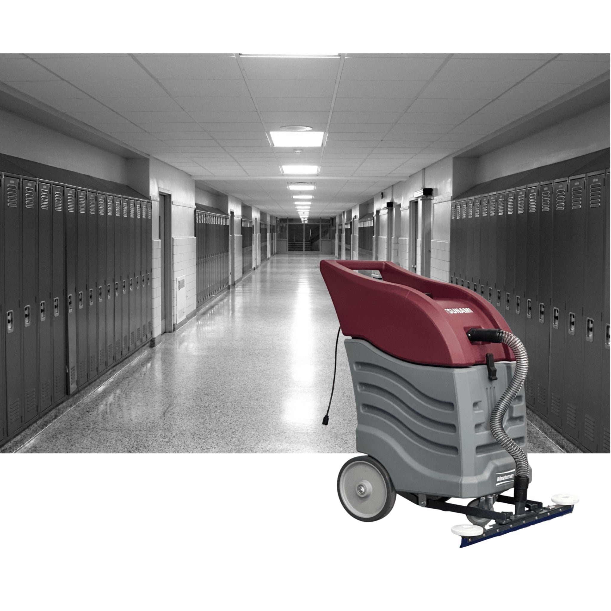 Minuteman T16W Wet Vacuum w/ Squeegee Assembly, 16 Gal - 1 Each